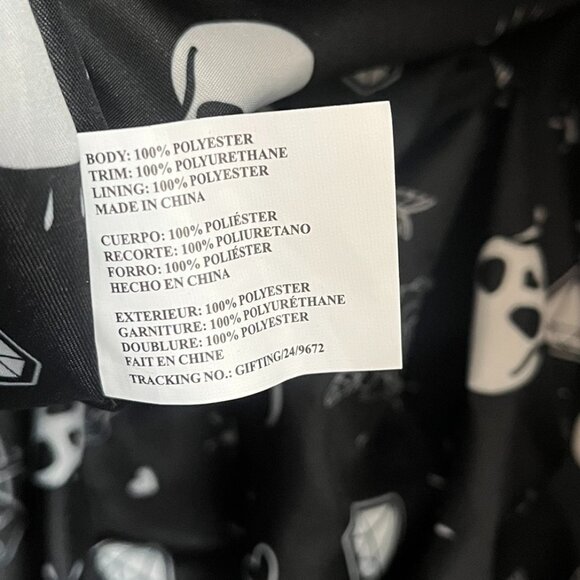 Betsy Johnson Ski Motif Weekender Sport Puffy Tote Black - Picture 3 of 9